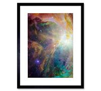 Wee Blue Coo Space Orion Nebula Science Framed Wall Art Print