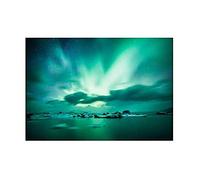 Wee Blue Coo Space Photo Aurora Borealis Northern Lights Wall Art Print