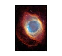 Wee Blue Coo Space Photo Hubble View Helix Nebula Wall Art Print