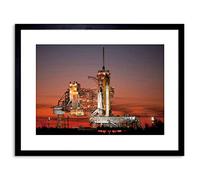 Wee Blue Coo SPACE SHUTTLE ATLANTIS KENNEDY SPACE CENTER FRAMED PRINT F97X6361