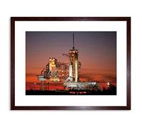 Wee Blue Coo SPACE SHUTTLE ATLANTIS KENNEDY SPACE CENTER FRAMED PRINT F97X6361