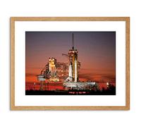 Wee Blue Coo SPACE SHUTTLE ATLANTIS KENNEDY SPACE CENTER FRAMED PRINT F97X6361