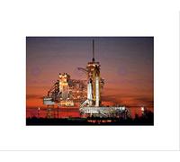 Wee Blue Coo Space Shuttle Atlantis Kennedy Space Center Wall Art Print