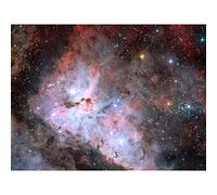 Wee Blue Coo Space Stars Carina Nebula Galaxy Universe Hubble Large Art Print Poster Wall Decor 18x24 inch