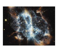 Wee Blue Coo Space Stars Nebula Galaxy Cloud Gas Universe Hubble Canvas Print
