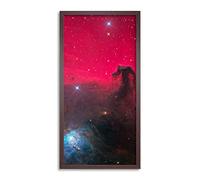 Wee Blue Coo Space Universe Horseshoe Nebula Long Panel Framed Wall Art Print