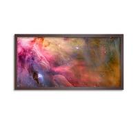 Wee Blue Coo Space Universe Hubble Orion Nebula Long Panel Framed Wall Art Print