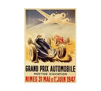 Wee Blue Coo Sport Ad Grand Prix Air Show Nimes France Picture Wall Art Print