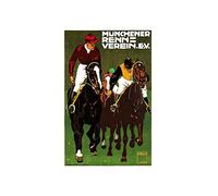 Wee Blue Coo Sport Advert Horse Racing Jockey Munich Germany Wall Art Print