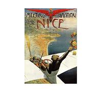 Wee Blue Coo Sport Advert Meet Air Race Nice France Decor Wall Art Print