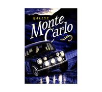 Wee Blue Coo Sport Advert Rally Race Car Automobile Motor Monte Carlo Wall Art Print