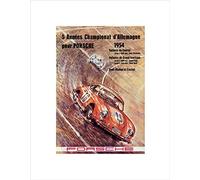 Wee Blue Coo SPORT EVENT AD CHAMPIONSHIP CAR AUTOMOBILE RACE GERMANY FRAMED PRINT B12X7777