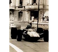 Wee Blue Coo Sport Photography Motor Race Driver Hill Car Art Print Poster Wall Decor 12X16 Inch