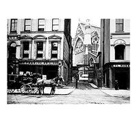 Wee Blue Coo St Patrick Street Cork Church Ireland Coach Horse Picture Wall Art Print