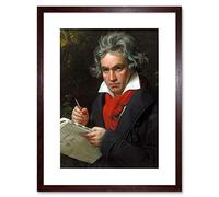 Wee Blue Coo Stieler Composer Ludwig Van Beethoven Framed Wall Art Print