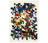 Wee Blue Coo Taches Quads Squares Sophie Taeuber-arp Wall Art Print