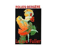 Wee Blue Coo Theatre Loie Fuller Dancer Folies Bergere Paris Picture Wall Art Print