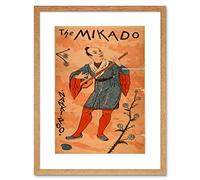 Wee Blue Coo THEATRE MUSICAL MIKADO GILBERT SULLIVAN NANKIPOO UK ADVERT FRAMED PRINT F97X6573