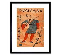 Wee Blue Coo Theatre Musical Mikado Gilbert Sullivan Nankipoo UK Advert Framed Wall Art Print