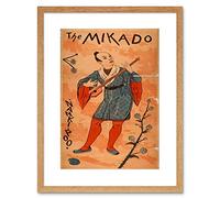 Wee Blue Coo Theatre Musical Mikado Gilbert Sullivan Nankipoo UK Advert Framed Wall Art Print