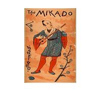 Wee Blue Coo Theatre Musical Mikado Gilbert Sullivan Nankipoo UK Advert Wall Art Print