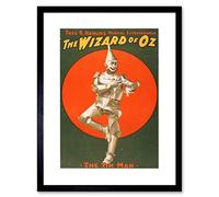Wee Blue Coo Theatre Play Musical Wizard OZ Hamlin Tin Man Broadway Framed Wall Art Print