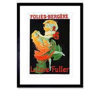 Wee Blue Coo Theatre Stage Cabaret Loie Fuller Dancer Folies Bergere Paris Art Framed Wall Art Print