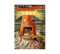Wee Blue Coo Theatre Stage Irish Comedy Happy Hooligan USA Advert Wall Art Print