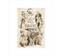 Wee Blue Coo Theatre Stage Opera Comedy Lass Love Sailor HMS Pinafore Sullivan Wall Art Print