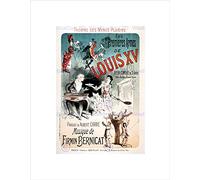Wee Blue Coo Theatre Stage Play Louis XV Comedy Paris France Vintage Ad Art Wall Art Print