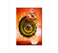 Wee Blue Coo THEATRE STAGE PLAY WROCLAW POLAND SURREAL EYE WEIRD FRAMED ART PRINT B12X10558