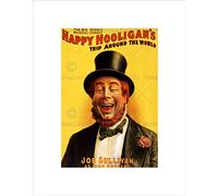 Wee Blue Coo THEATRE STAGE VAUDEVILLE HAPPY HOOLIGAN IRISH VINTAGE FRAMED ART PRINT B12X2917