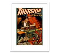 Wee Blue Coo Theatre Vaudeville Magic Illusion Thurston Vintage Advert Framed Wall Art Print