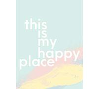 Wee Blue Coo This Is My Happy Place Art Print Poster Wall Decor 12X16 Inch