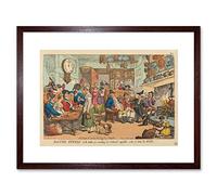 Wee Blue Coo Thomas Rowlandson British Doctor Syntax Smoking Hot Whistle Art Framed Wall Art Print