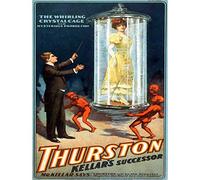 Wee Blue Coo Thurston Kellars Successor The Magician Vintage Advertising Art Print Poster Wall Decor 12X16 Inch