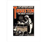 Wee Blue Coo Thurston The Great 1925 The Magician Vintage Advert Wall Art Print