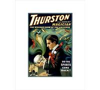 Wee Blue Coo Thurston The Great Magician Vintage Advert Wall Art Print