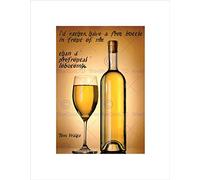 Wee Blue Coo TOM WAITS BOTTLE IN FRONT LOBOTOMY QUOTE QUALITY FRAMED ART PRINT B12X13861