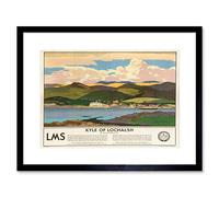 Wee Blue Coo Travel Coast Kyle Lochalsh Lms Ship Cruise Scotland Framed Wall Art Print