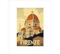 Wee Blue Coo Travel Florence Italy Basilica Santa Maria Fiore Wall Art Print