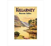 Wee Blue Coo TRAVEL KILLARNEY IRELAND HEAVENS REFLEX RIVER SCENIC BEAUTY ART PRINT B12X10225