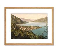 Wee Blue Coo Travel Menaggio Landscape Lake Como Italy Framed Wall Art Print
