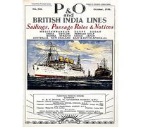 Wee Blue Coo Travel Pacific Orient P&O Sail Ship London UK Vintage Advertising Art Print Poster Wall Decor 12X16 Inch
