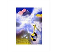 Wee Blue Coo Travel Sport Tourism Zakopane Poland Tatra Mountain Winter Ski Wall Art Print