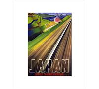 Wee Blue Coo TRAVEL TOURISM JAPAN RAIL SCENERY LANDSCAPE NEW FRAMED ART PRINT MOUNT B12X11353