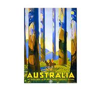 Wee Blue Coo Travel Victoria Australia Tree Horse Nature Picture Wall Art Print