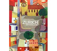 Wee Blue Coo Travel Zurich Switzerland Colourful Funky Art Canvas Print