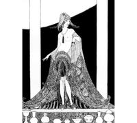 Wee Blue Coo Unframed Wall Art Art Deco Woman Portrait - 12X16 Inch