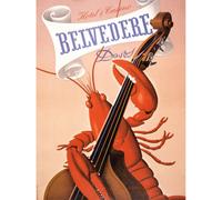 Wee Blue Coo Unframed Wall Art Belvedere Hotel Casino Lobster Cello Davos - 12X16 Inch